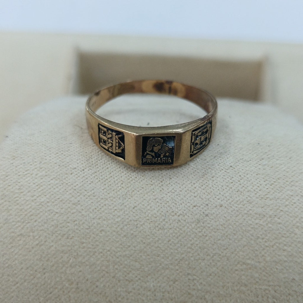 ANILLO DE GRADUACIÓN ORO 8 K 2.7 GRMS (SEMINUEVO)