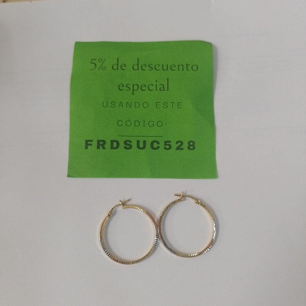 ARRACADAS PAR ORO 10 K 1.7 GRMS (SEMINUEVO)