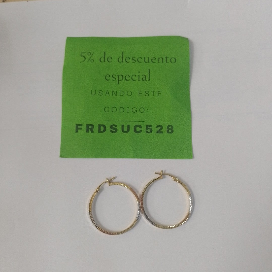 ARRACADAS PAR ORO 10 K 1.7 GRMS (SEMINUEVO)