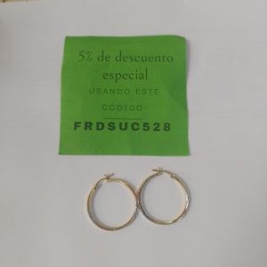 ARRACADAS PAR ORO 10 K 1.7 GRMS (SEMINUEVO)