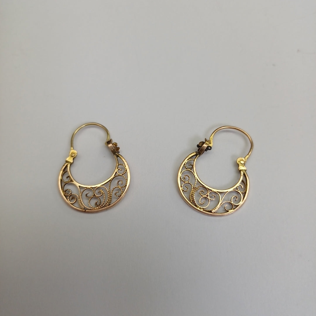 ARRACADAS PAR ORO 8 K 1,90 GRMS (SEMINUEVO)