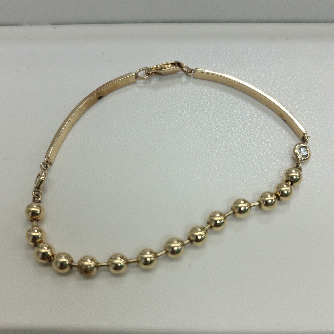 PULSERA ORO 14 K 6.8 GRMS (SEMINUEVO)