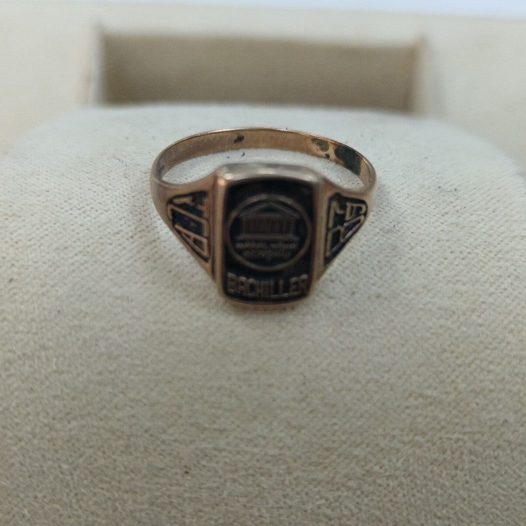 ANILLO DE GRADUACIÓN ORO 8 K 3 GRMS (SEMINUEVO)