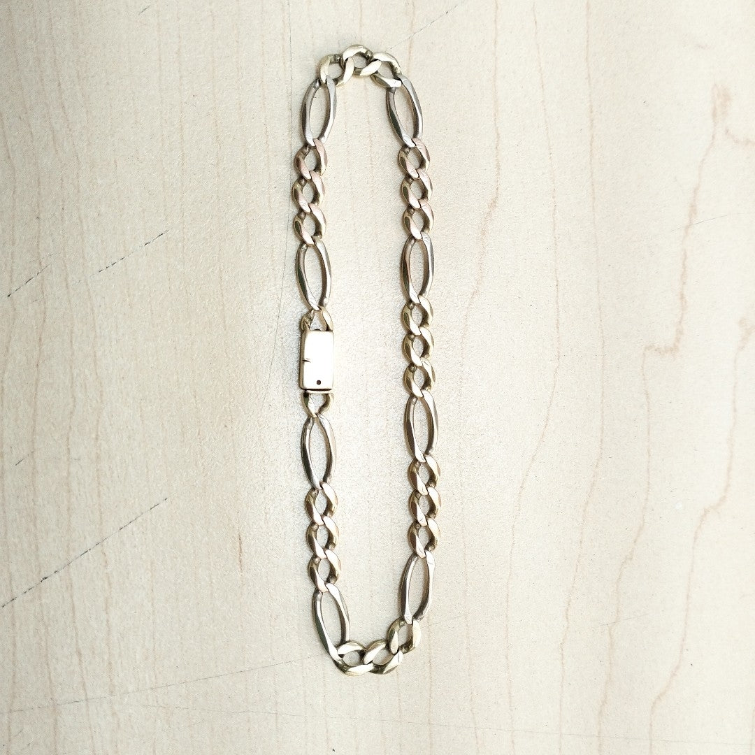 PULSERA ORO COMBINADO 10 K 9,00 GRMS (SEMINUEVO)