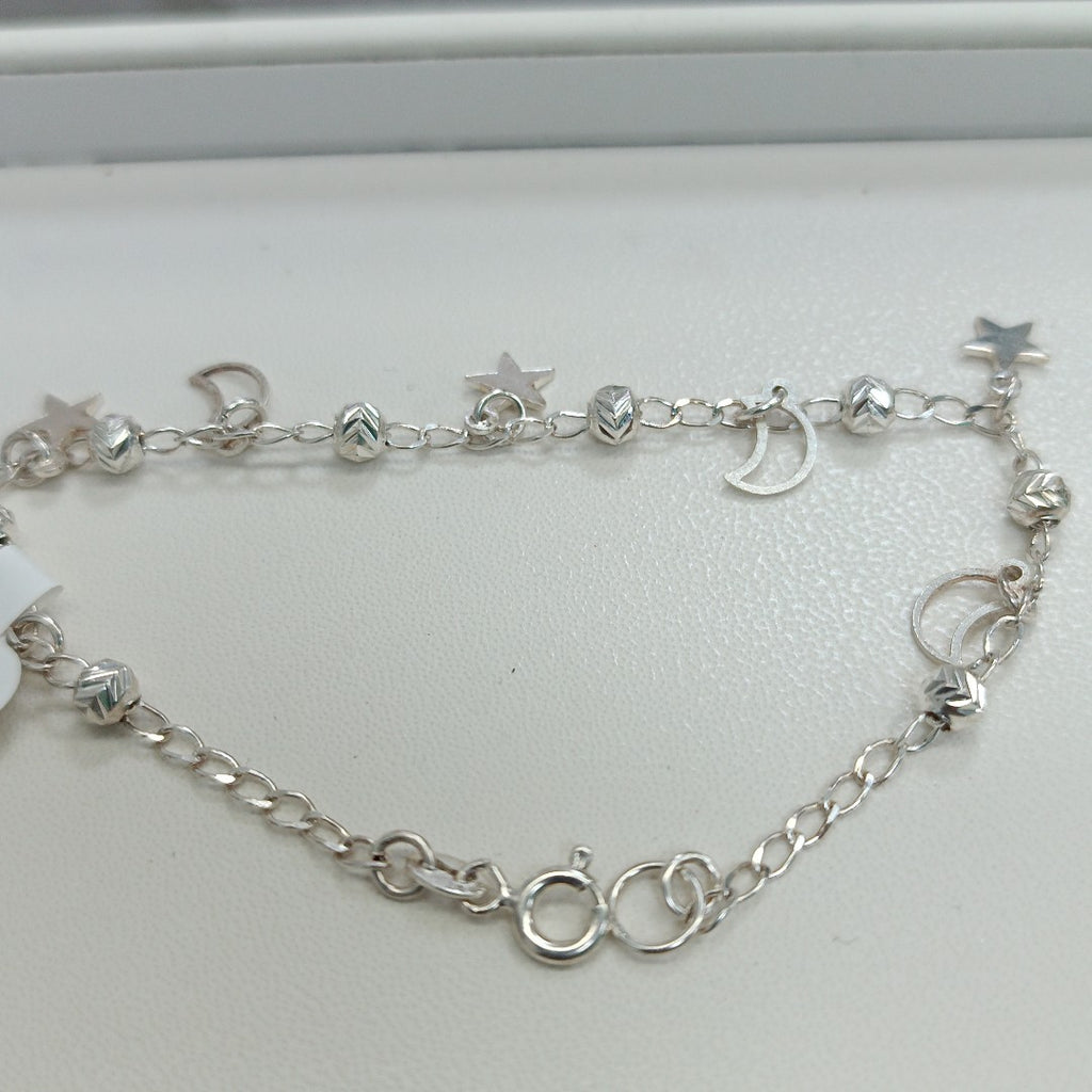 PULSERA TEJIDO TEJIDO ESPECIAL PLATA .925 18 CM 3.1 GR (NUEVO)
