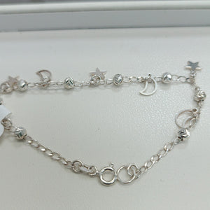 PULSERA TEJIDO TEJIDO ESPECIAL PLATA .925 18 CM 3.1 GR (NUEVO)