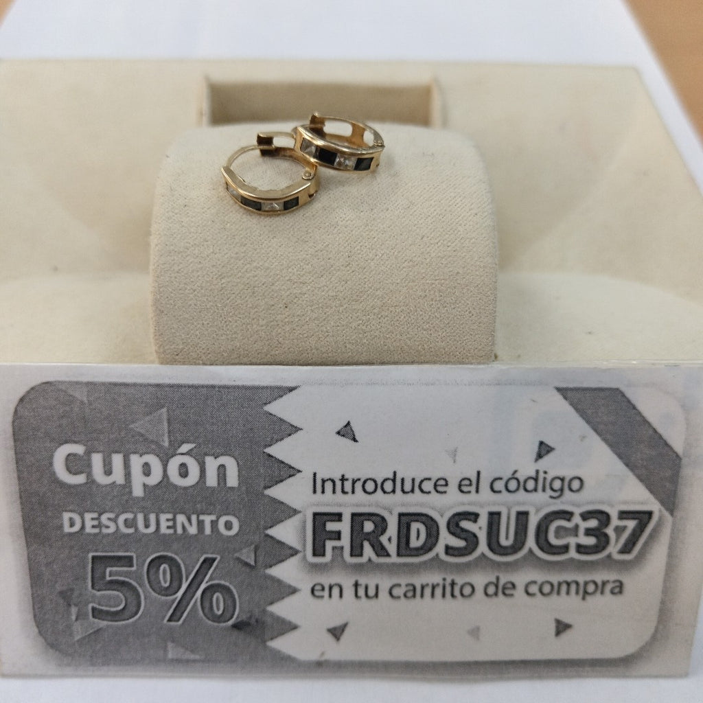 ARRACADAS PAR ORO 10 K 1.3 GRMS (SEMINUEVO)