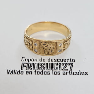 ARGOLLA DE LA SUERTE ORO 14 K 3,00 GRMS (SEMINUEVO)