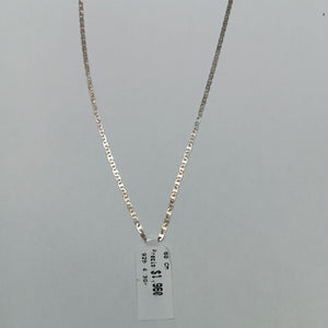 CADENA TEJIDO ESPEJO PLATA .925 60 CM 4.3 GR (NUEVO)
