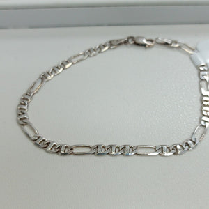 PULSERA TEJIDO 3X1 PLATA .925 16 CM 2.9 GR (NUEVO)