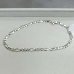 PULSERA TEJIDO 3X1 PLATA .925 18 CM 2.7 GR (NUEVO)