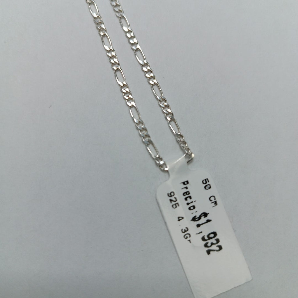 CADENA TEJIDO 3X1 PLATA .925 50 CM 4.3 GR (NUEVO)