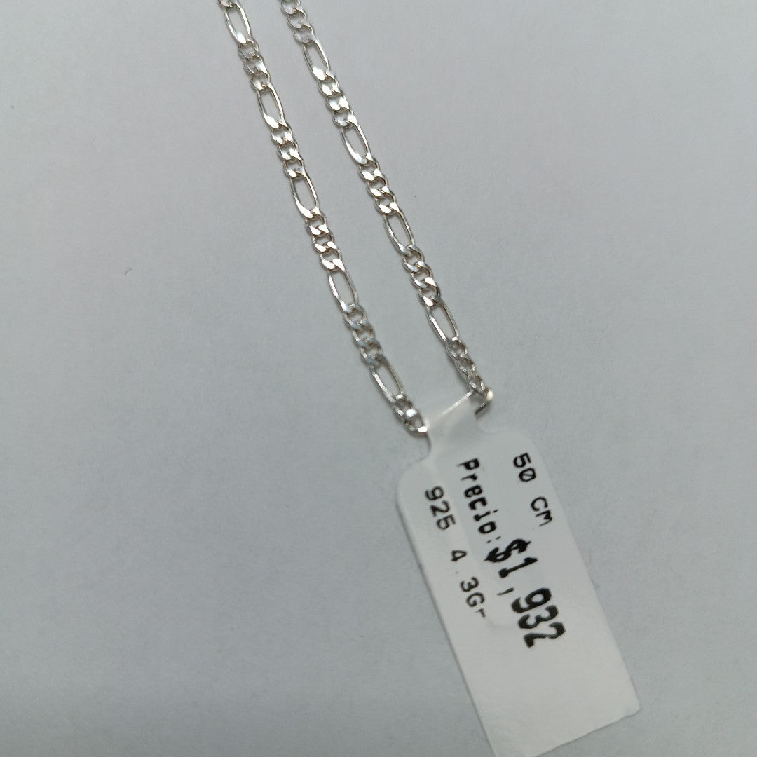 CADENA TEJIDO 3X1 PLATA .925 50 CM 4.3 GR (NUEVO)