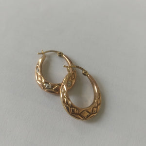 ARRACADAS PAR ORO 14 K 2.3 GRMS (SEMINUEVO)