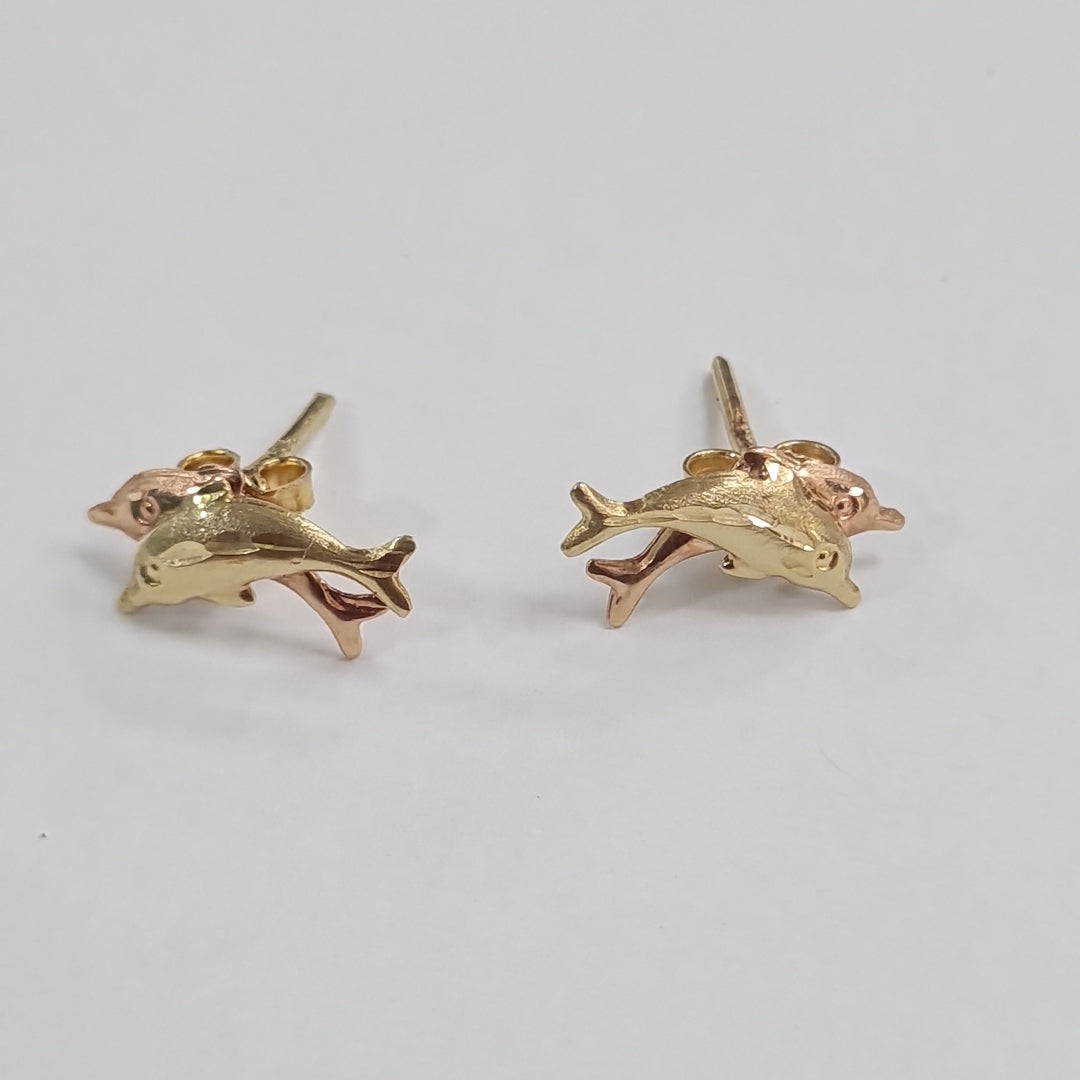 ARETES PAR ORO 14 K 1 GRMS (SEMINUEVO)