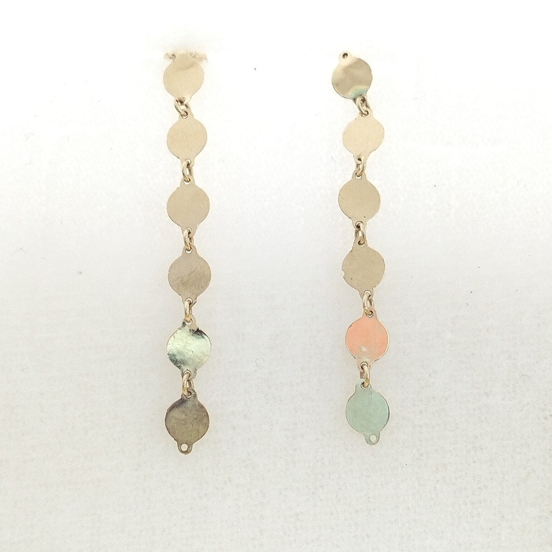 ARETES PAR ORO 14 K 0.9 GRMS (SEMINUEVO)