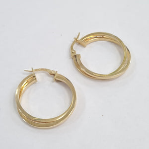ARRACADAS PAR ORO 14 K 2.4 GRMS (SEMINUEVO)