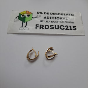 ARRACADAS PAR ORO 10 K 1.8 GRMS (SEMINUEVO)