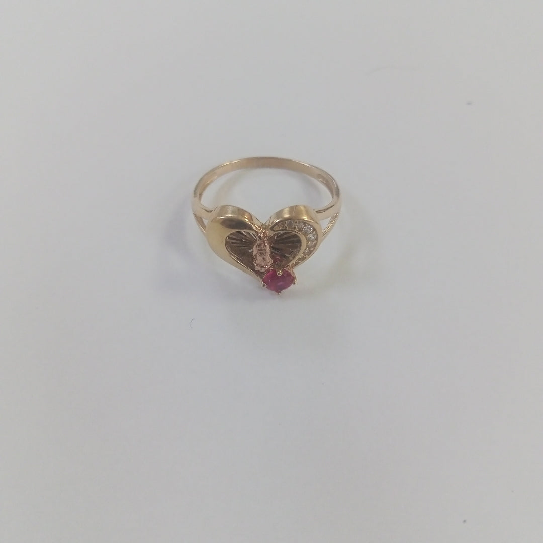 ANILLO ORO 14 K 2.4 GRMS (SEMINUEVO)