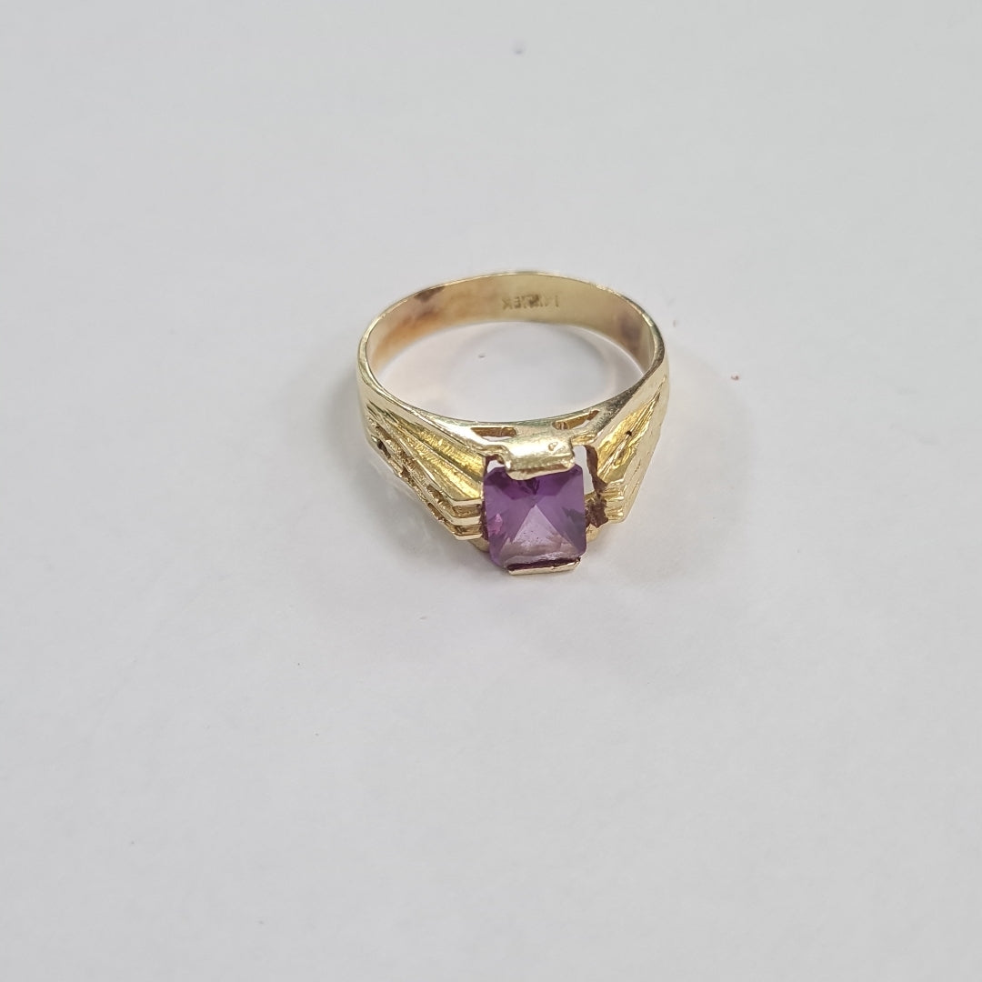 ANILLO ORO 14 K 3,70 GRMS (SEMINUEVO)