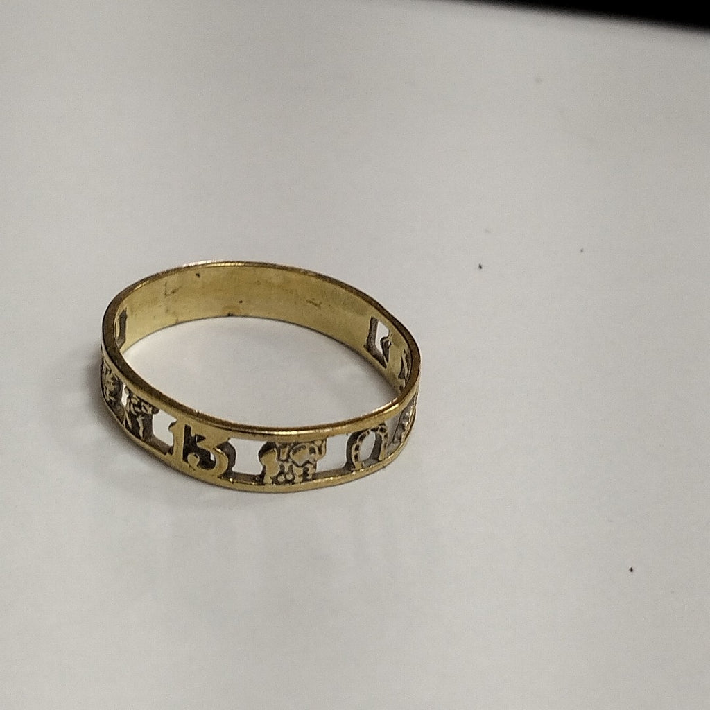 ANILLITO ORO 14 K 1.5 GRMS (SEMINUEVO)