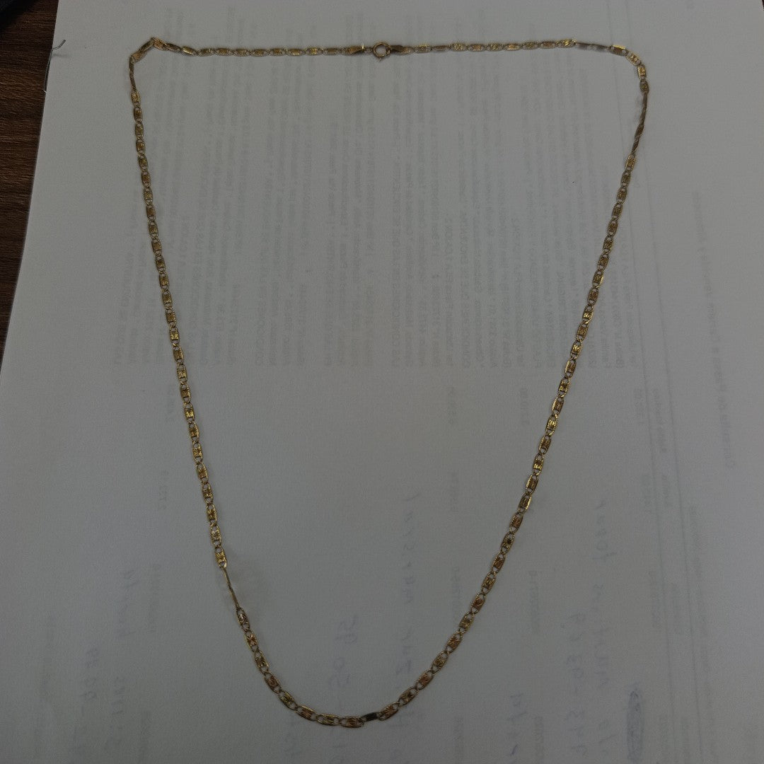 CADENA ORO 10 K 3.9 GRMS (SEMINUEVO)