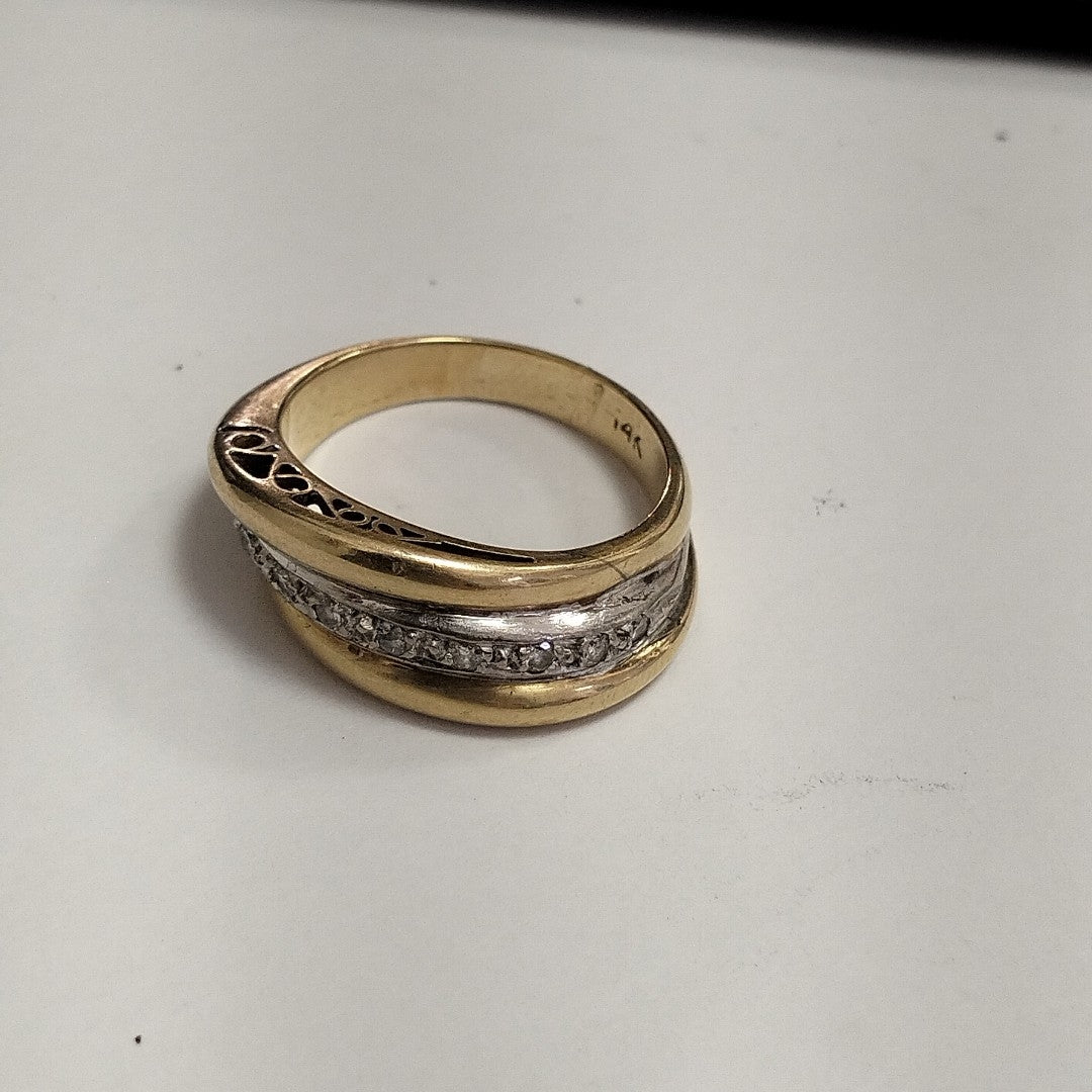 ANILLO ORO 14 K 5.6 GRMS (SEMINUEVO)