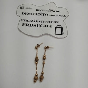 ARETES PAR ORO 14 K 4,30 GRMS (SEMINUEVO)