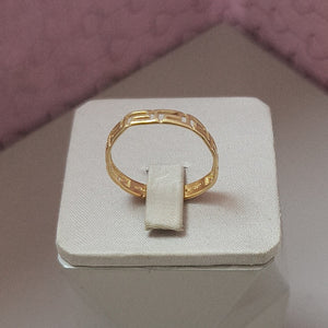 ARGOLLA ORO 14 K 1.4 GRMS (SEMINUEVO)