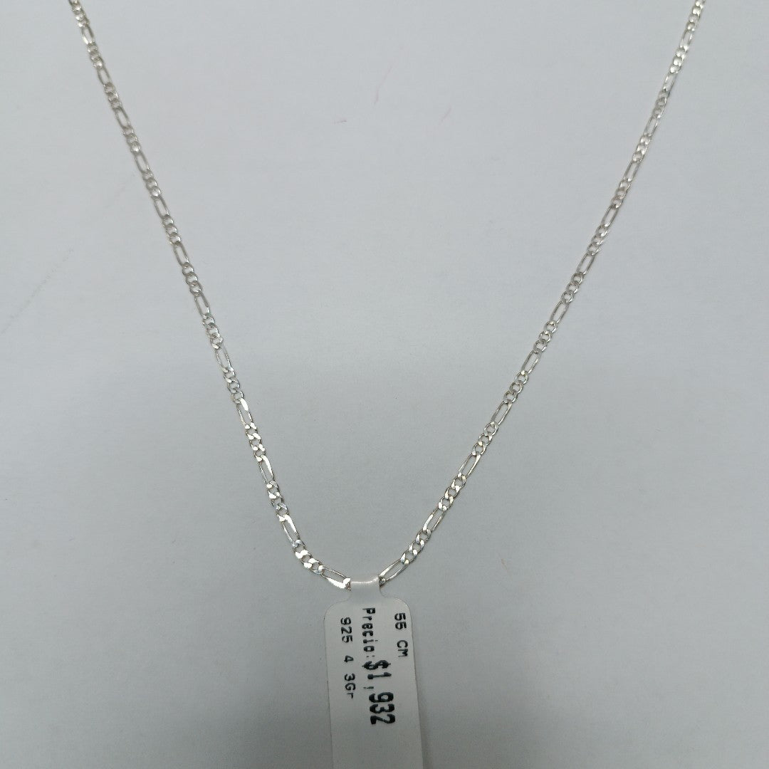 CADENA TEJIDO 3X1 PLATA .925 55 CM 4.3 GR (NUEVO)
