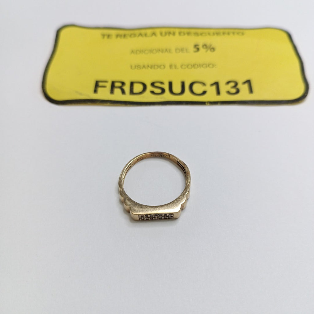 ANILLO ORO 14 K 3.3 GRMS (SEMINUEVO)