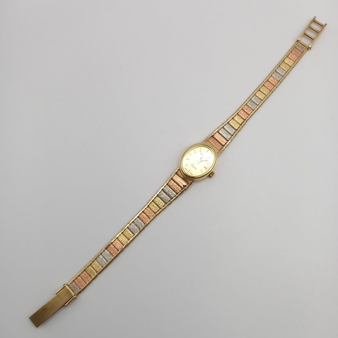 RELOJ CAJA Y PULSO ORO ORO 14 K 20.2 GRMS (SEMINUEVO)