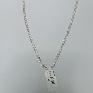 CADENA TEJIDO MARINERO PLATA .925 55 CM 7.9 GR (NUEVO)