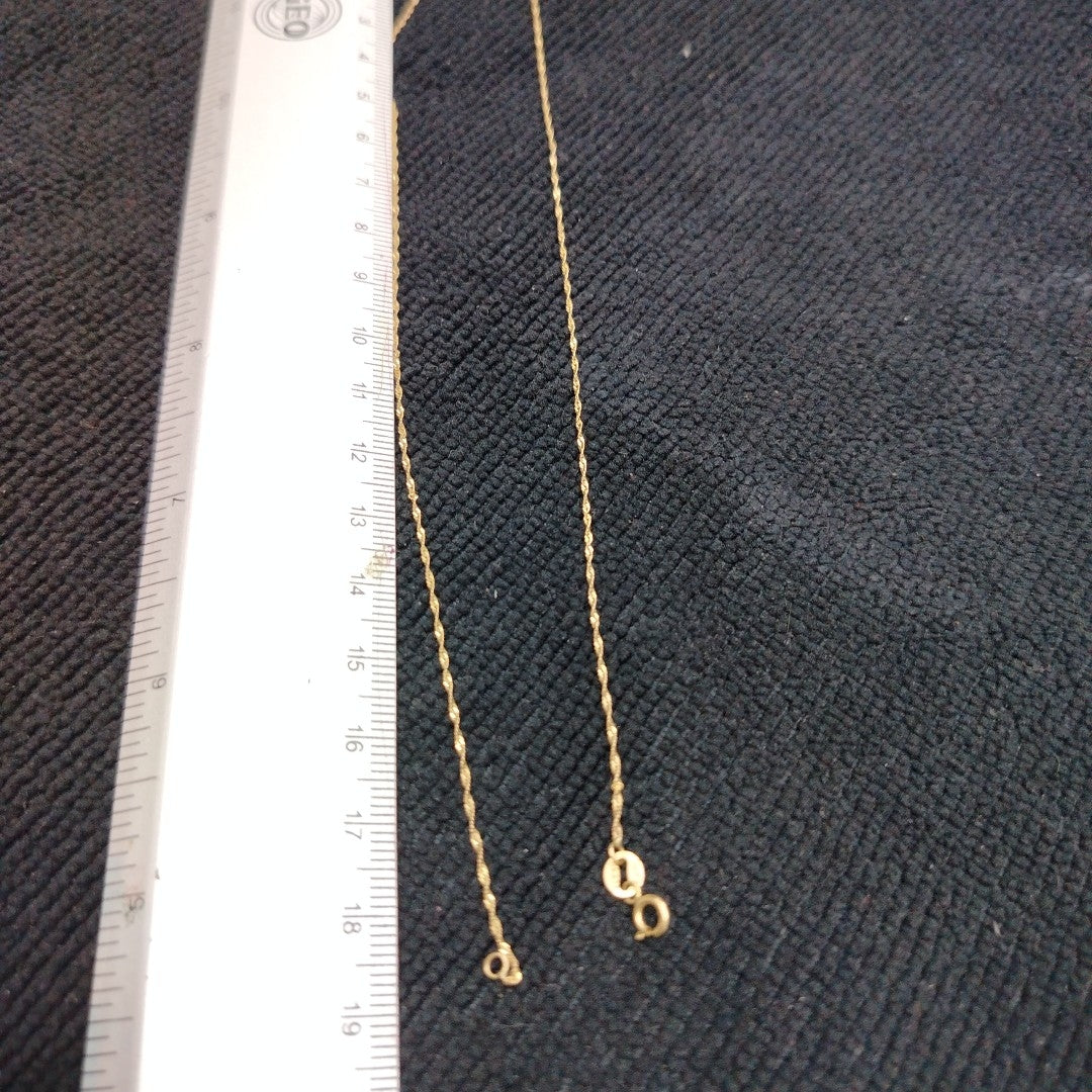 CADENA ORO 10 K 0.6 GRMS (SEMINUEVO)