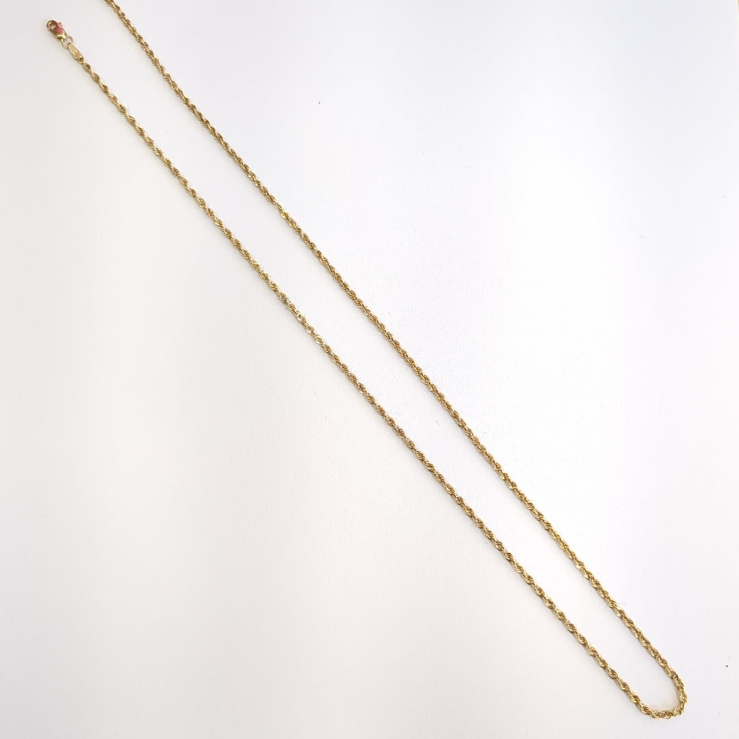 CADENA ORO 14 K 1,90 GRMS (SEMINUEVO)