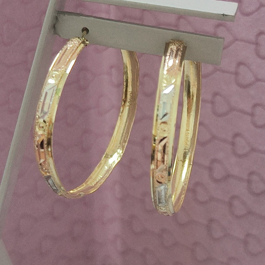 ARRACADAS PAR ORO 14 K 5.5 GRMS (SEMINUEVO)