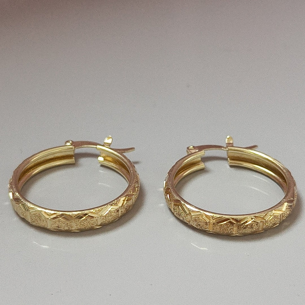 ARRACADAS PAR ORO 14 K 4.5 GRMS (SEMINUEVO)