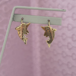 ARETES PAR ORO 10 K 1,10 GRMS (SEMINUEVO)