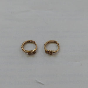 ARRACADAS PAR ORO 10 K 0,50 GRMS (SEMINUEVO)