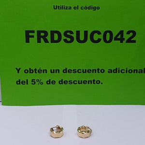 ARRACADAS PAR ORO 14 K 2.7 GRMS (SEMINUEVO)