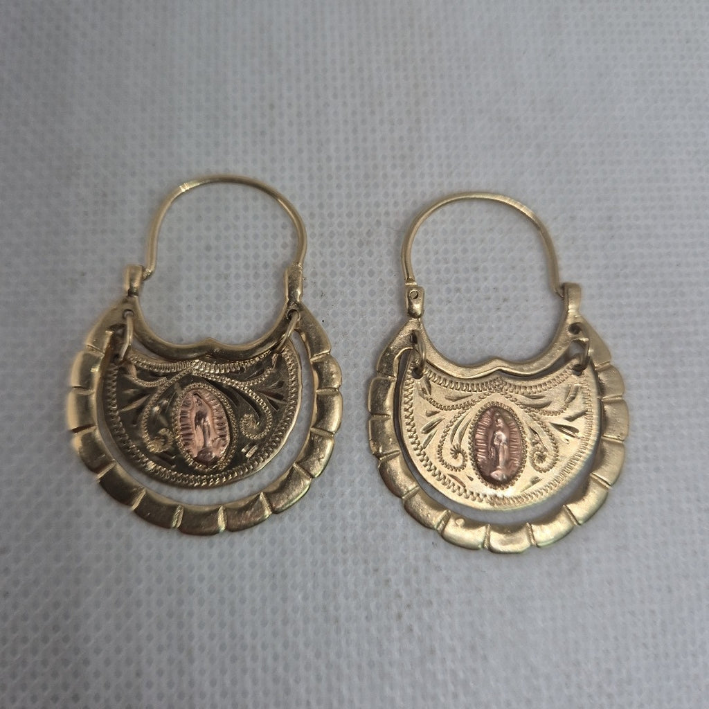 ARRACADAS PAR ORO 10 K 6.2 GRMS (SEMINUEVO)
