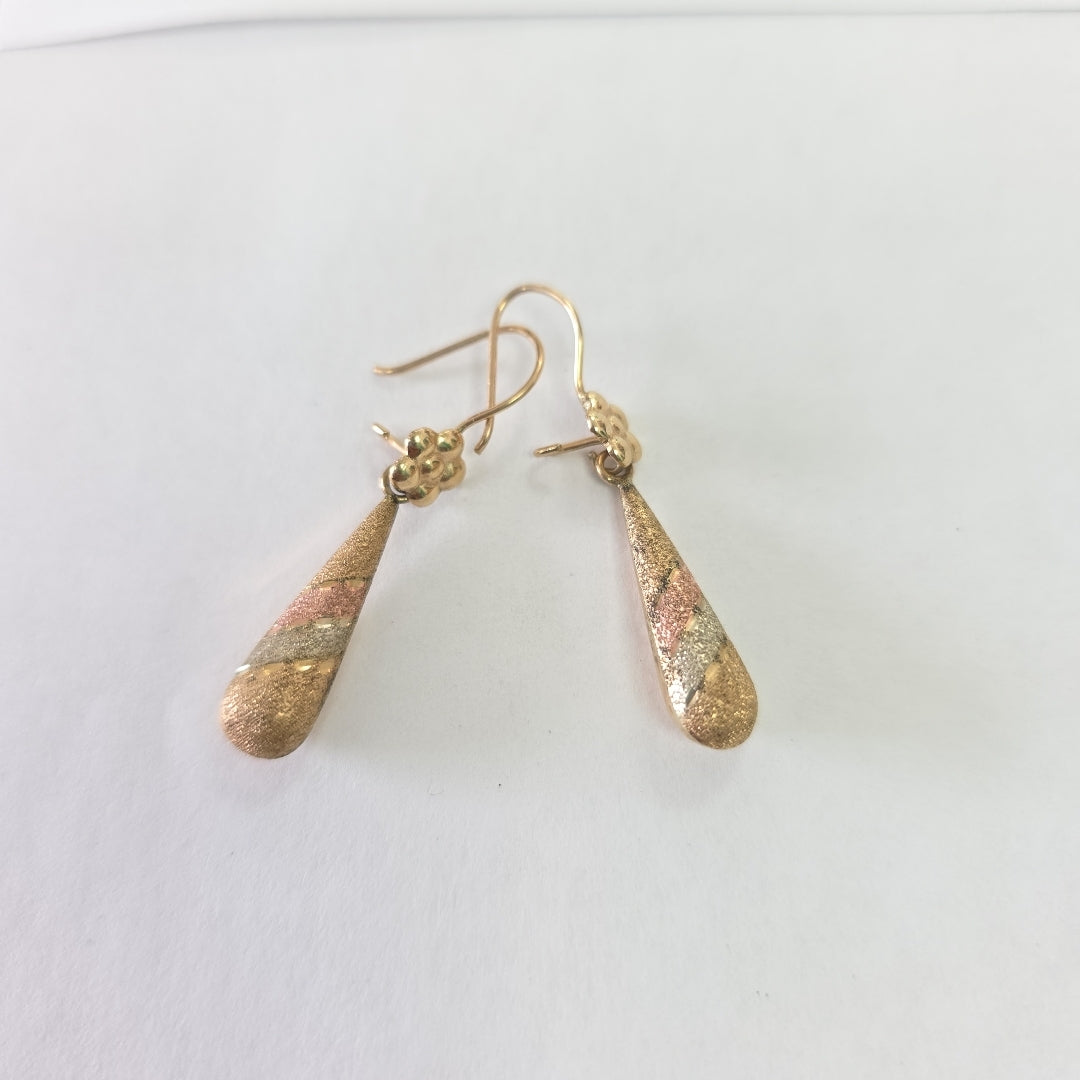 ARETES PAR ORO 10 K 2,20 GRMS (SEMINUEVO)