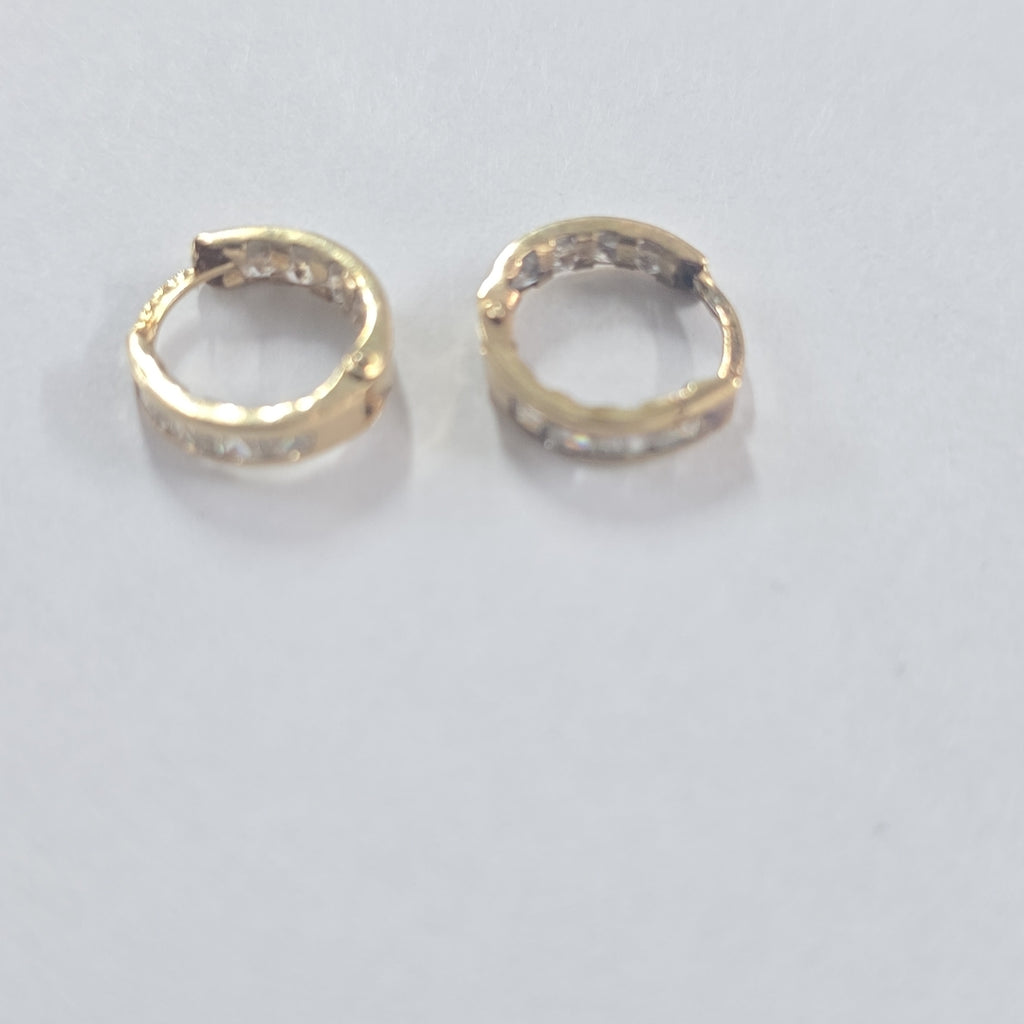 ARRACADAS PAR ORO 14 K 0.9 GRMS (SEMINUEVO)