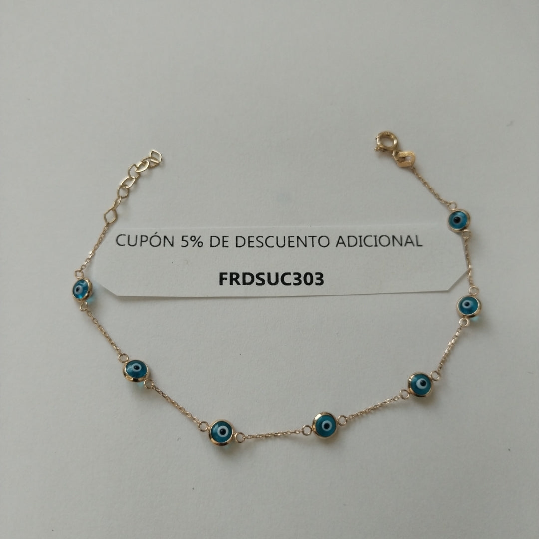 PULSERAS DAMA ORO 14K 1.3 (NUEVO)