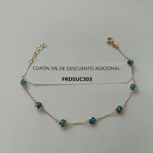 PULSERAS DAMA ORO 14K 1.3 (NUEVO)