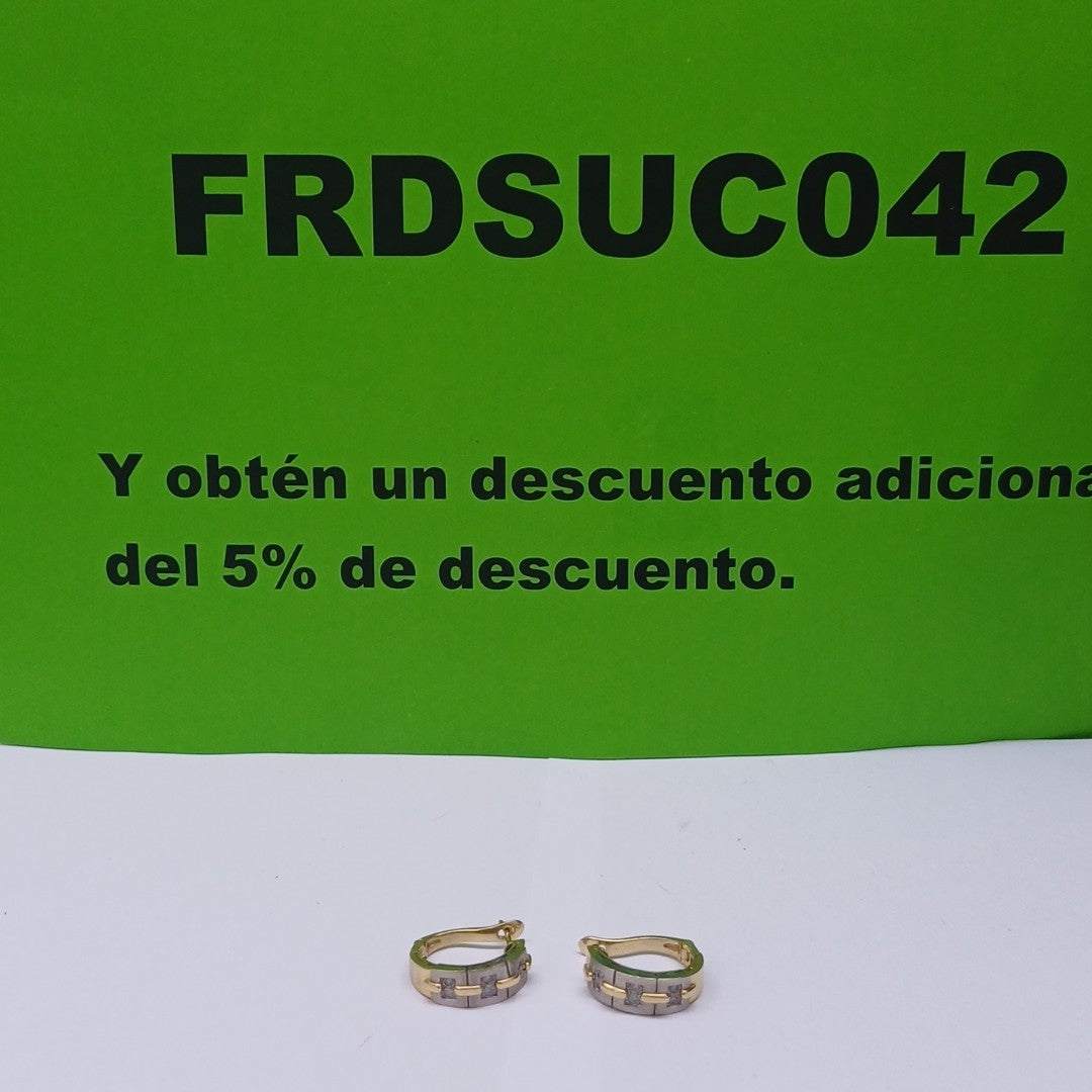 ARRACADAS PAR ORO 14 K 7,60 GRMS (SEMINUEVO)
