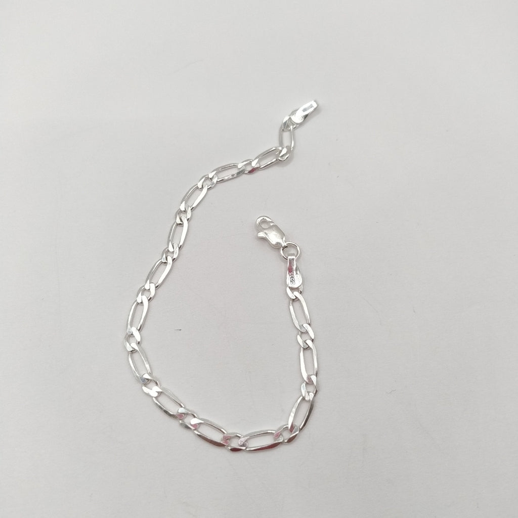 PULSERA TEJIDO 1X1 PLATA .925 18 CM 3.5 GR (NUEVO)