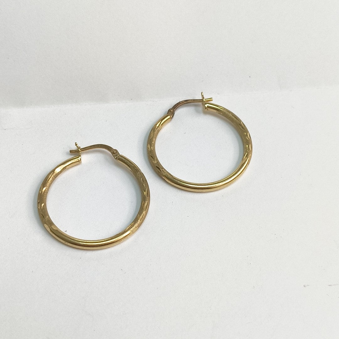 ARRACADAS PAR ORO 10 K 2.3 GRMS (SEMINUEVO)