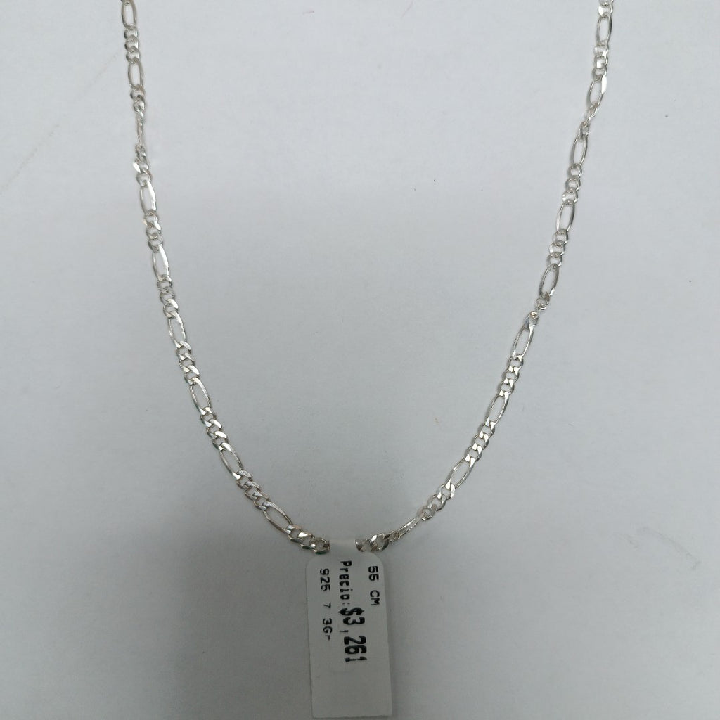 CADENA TEJIDO 3X1 PLATA .925 55 CM 7.3 GR (NUEVO)