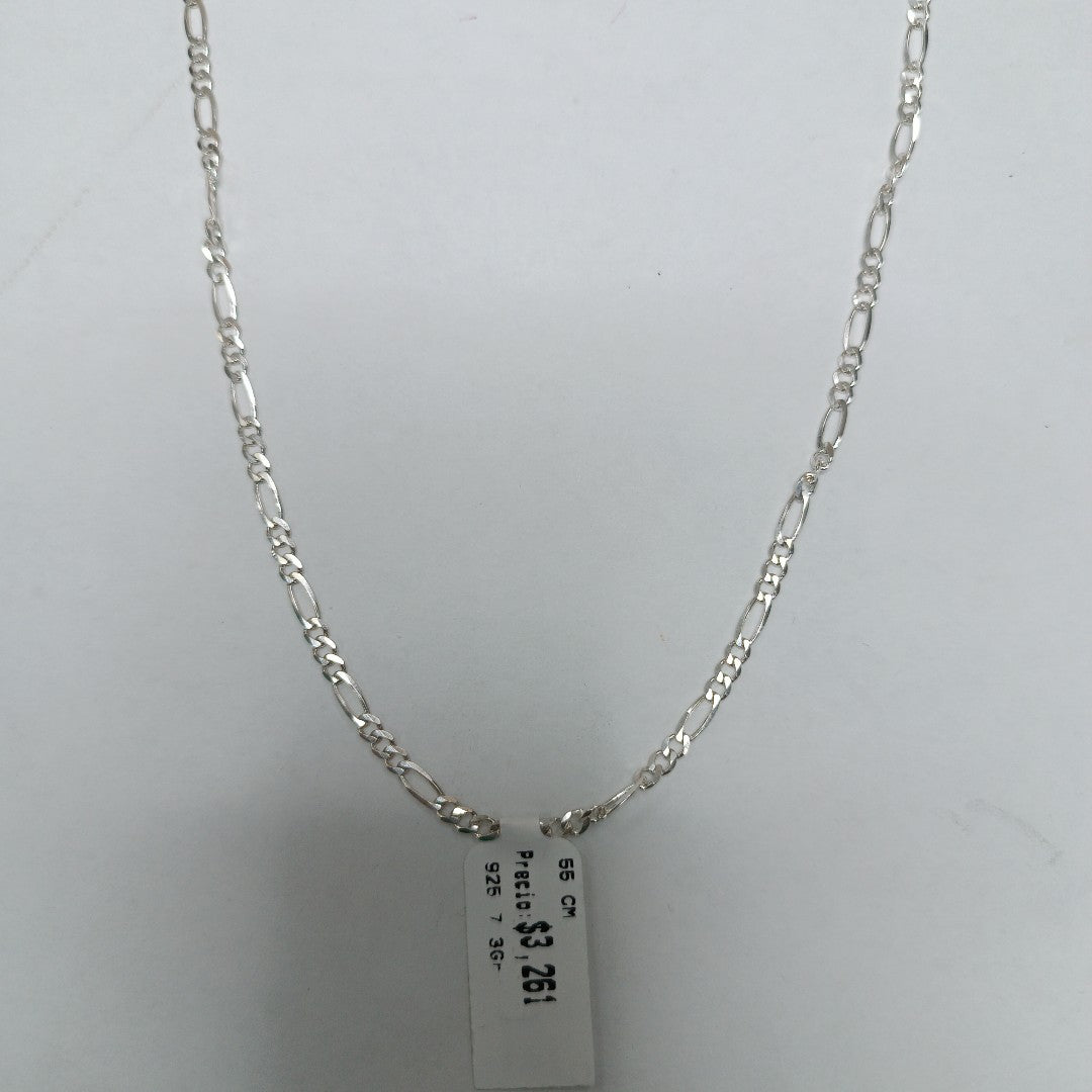 CADENA TEJIDO 3X1 PLATA .925 55 CM 7.3 GR (NUEVO)